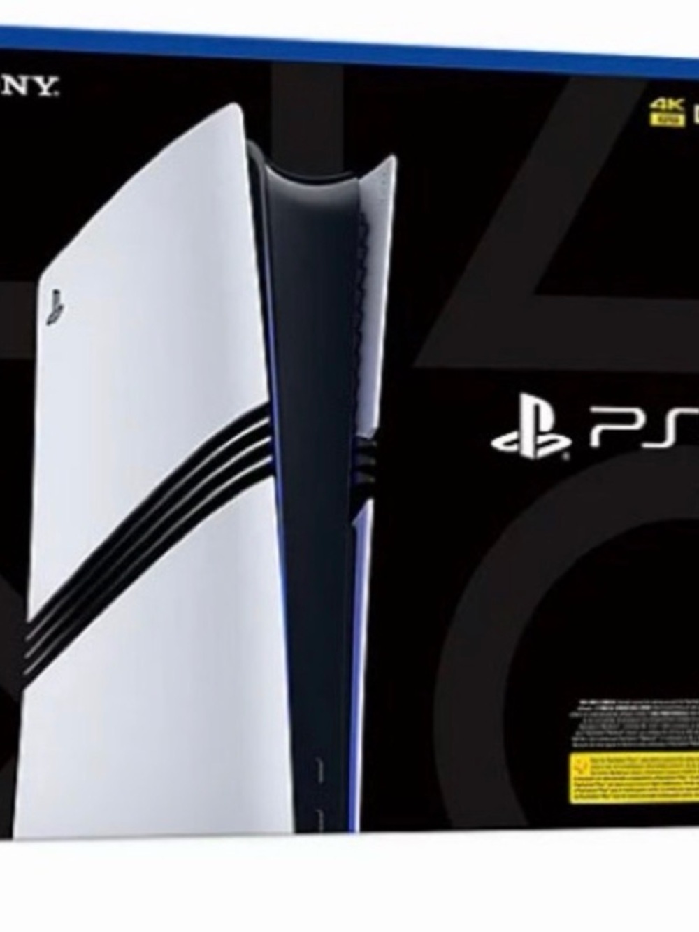Sony PS5 PRO Console in White and Black